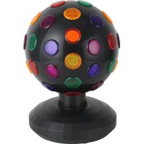 Pöytävalaisin Eglo Disco 15.4x21.5cm 1W LED 3000K IP20 musta/monivärinen
