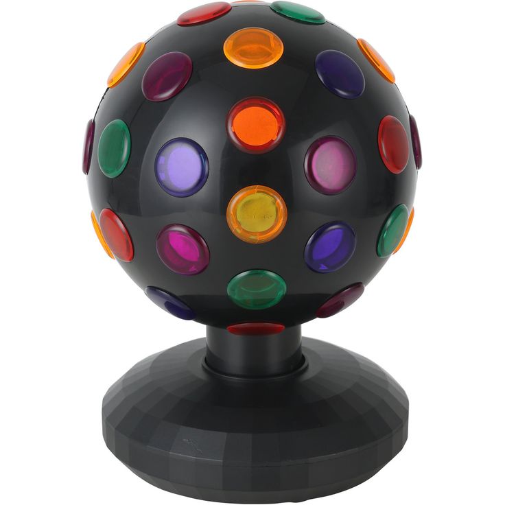 Pöytävalaisin Eglo Disco 15.4x21.5cm 1W LED 3000K IP20 musta/monivärinen