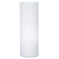 Pöytävalaisin Geo, 35cm, valkoinen