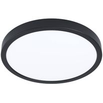 Älykatto-/seinävalaisin Eglo Argolis-Z, LED, Ø28.5cm, ulos, musta