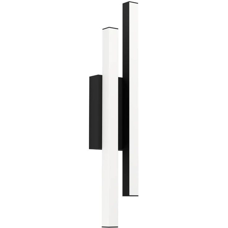 LED-ulkoseinävalaisin Eglo Serricella, valkoinen/musta