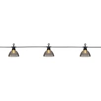 LED-ulkovalosarja Eglo Cubone, 12-osainen, musta/harmaa