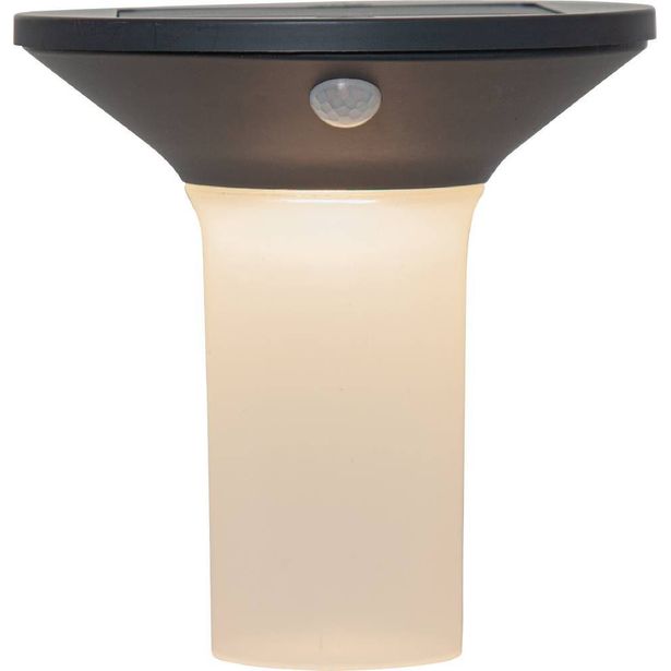 LED-aurinkokennoseinävalaisin Eglo Corbezzola, liiketunnistin, musta