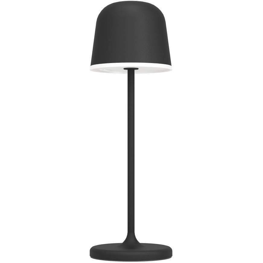 LED-ulkopöytävalaisin Eglo Mannera, ladattava, musta