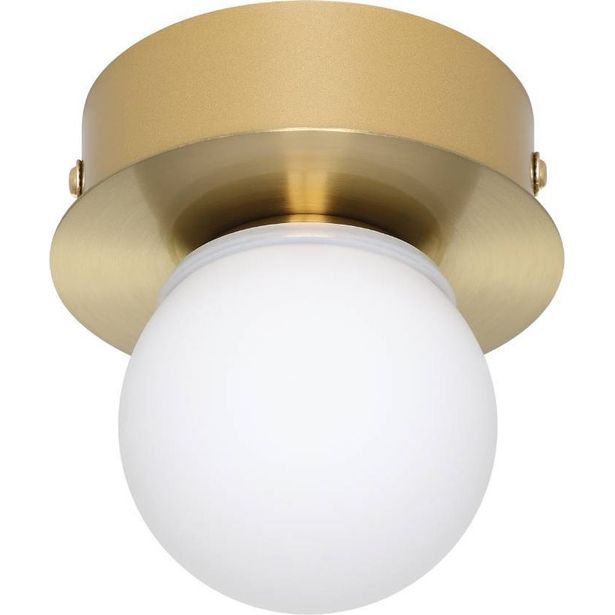 Kylpyhuonevalaisin Mosiano LED 3.3W messinki/valkoinen
