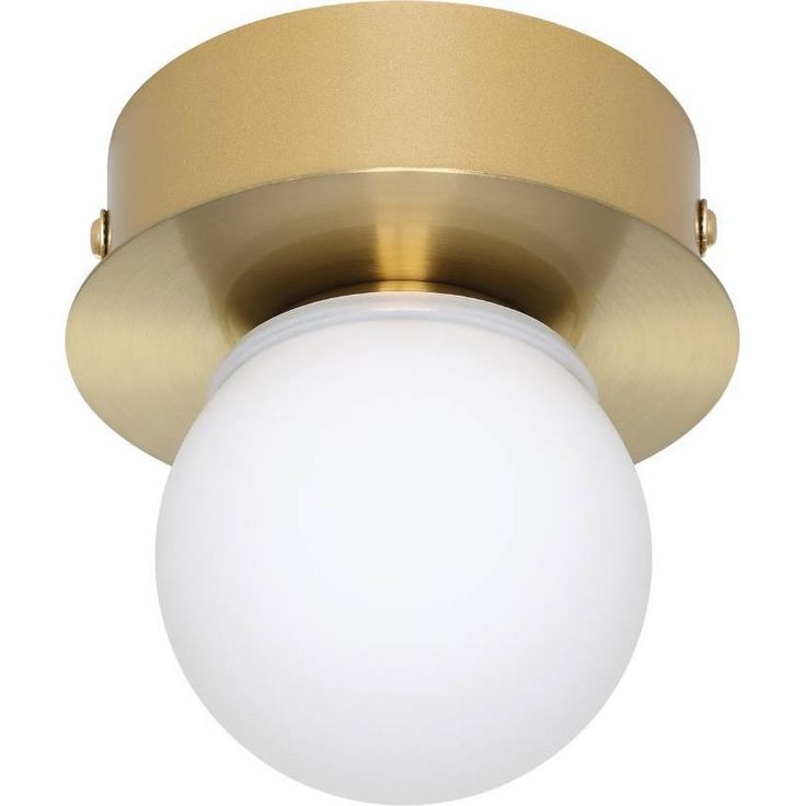 Kylpyhuonevalaisin Mosiano LED 3.3W messinki/valkoinen