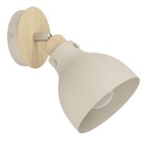 Seinävalaisin Eglo Arrecife, E27, 28W, IP20, hiekka/puu