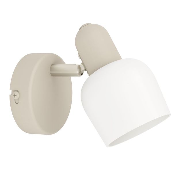 Seinävalaisin Eglo Corato, E14, 18W, IP20, hiekka/valkoinen