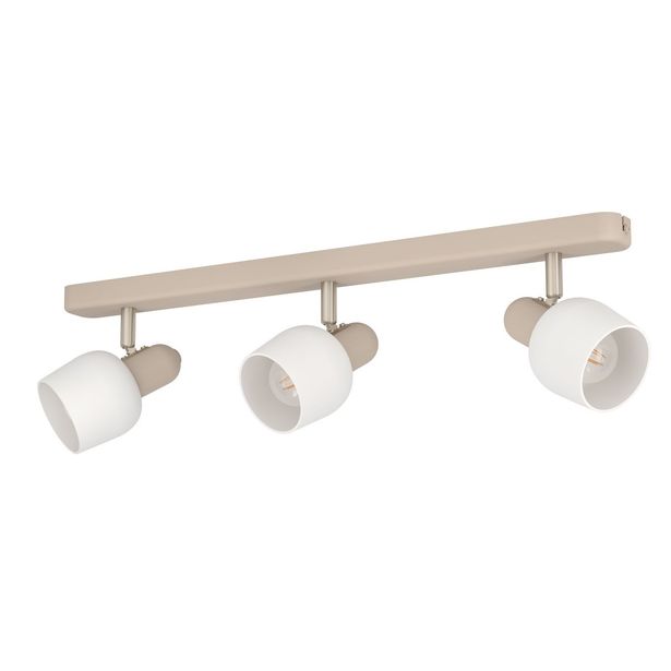 Kattovalaisin Eglo Corato, 3xE14, 18W, IP20, hiekka/valkoinen