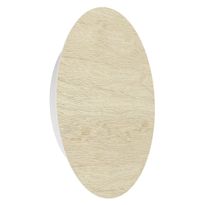 Seinävalaisin Eglo Alamilo, Ø22cm, LED, 9.2W, IP20, puu/valkoinen