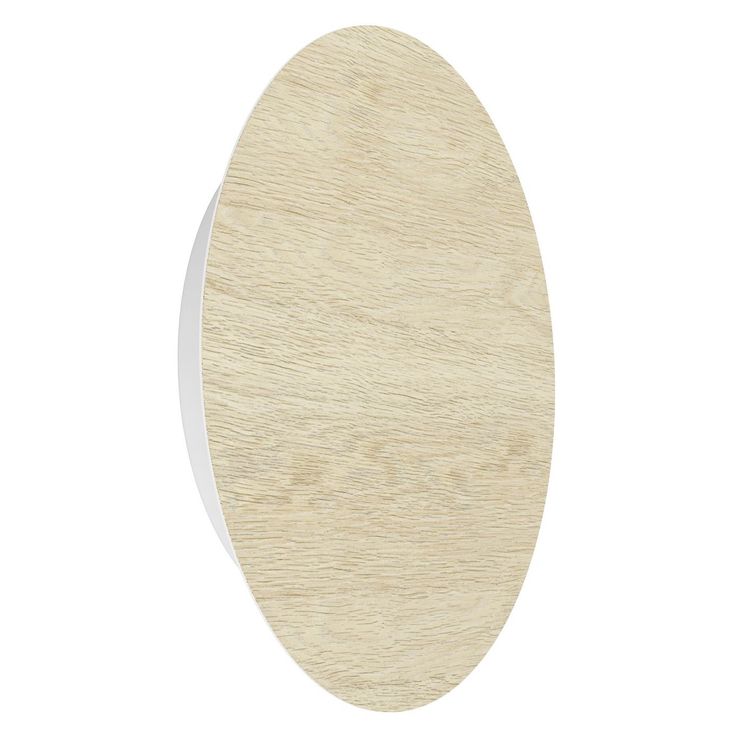 Seinävalaisin Eglo Alamilo, Ø22cm, LED, 9.2W, IP20, puu/valkoinen