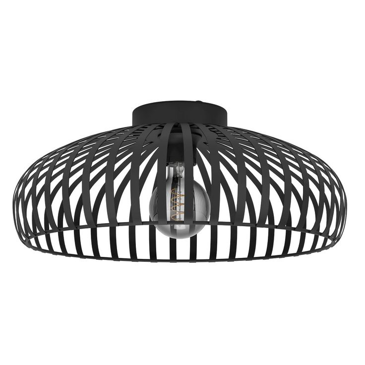 Kattovalaisin Eglo Mogano 3, Ø43cm, E27, 40W, IP20, musta