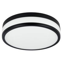 Kattovalaisin Eglo Palermo, Ø30cm, 3xLED 5.7W, IP44, musta/valkoinen