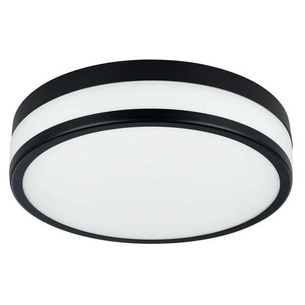 Kattovalaisin Eglo Palermo, Ø30cm, 3xLED 5.7W, IP44, musta/valkoinen