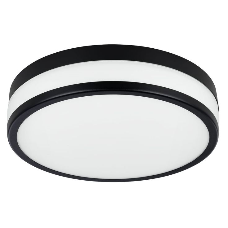 Kattovalaisin Eglo Palermo, Ø30cm, 3xLED 5.7W, IP44, musta/valkoinen