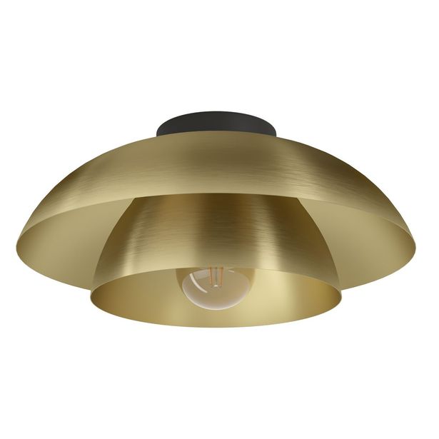 Kattovalaisin Eglo Cenciara, Ø40cm, E27, 40W, IP20, messinki/musta