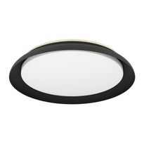 Kattovalaisin Eglo Penjamo, Ø46.5cm, LED, 20W, IP20, musta/puu