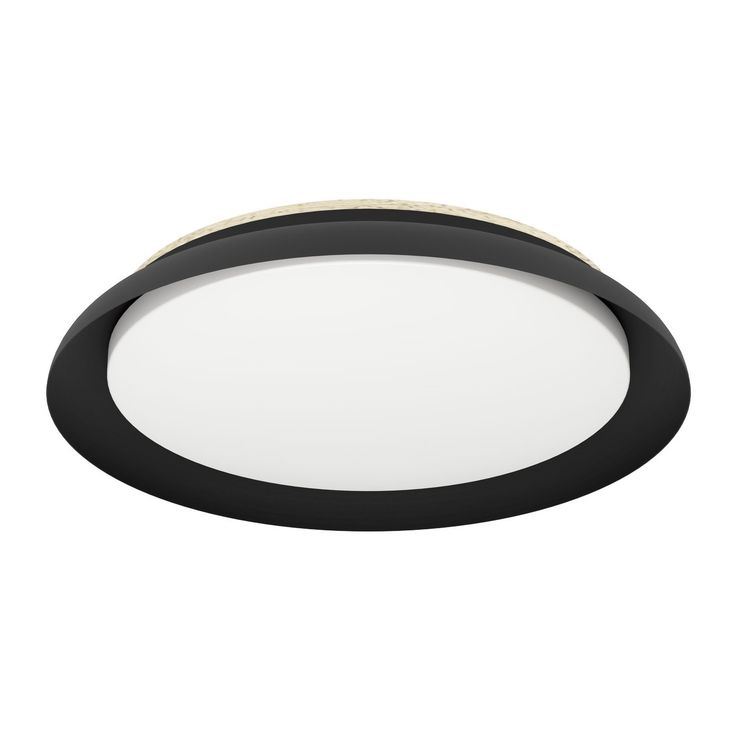 Kattovalaisin Eglo Penjamo, Ø46.5cm, LED, 20W, IP20, musta/puu