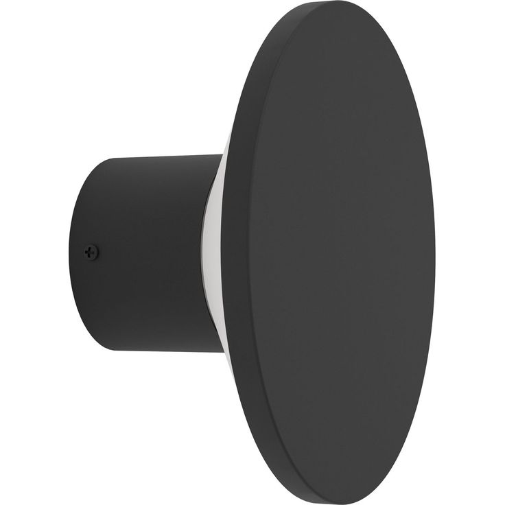Ulkoseinävalaisin Eglo Rigosa, Ø18.5cm, IP44, 3000K, musta/valkoinen