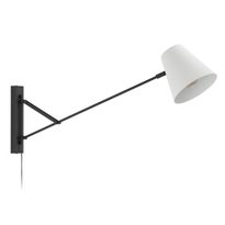 Seinävalaisin Eglo Forcadet, E27, 40W, IP20, musta/harmaa