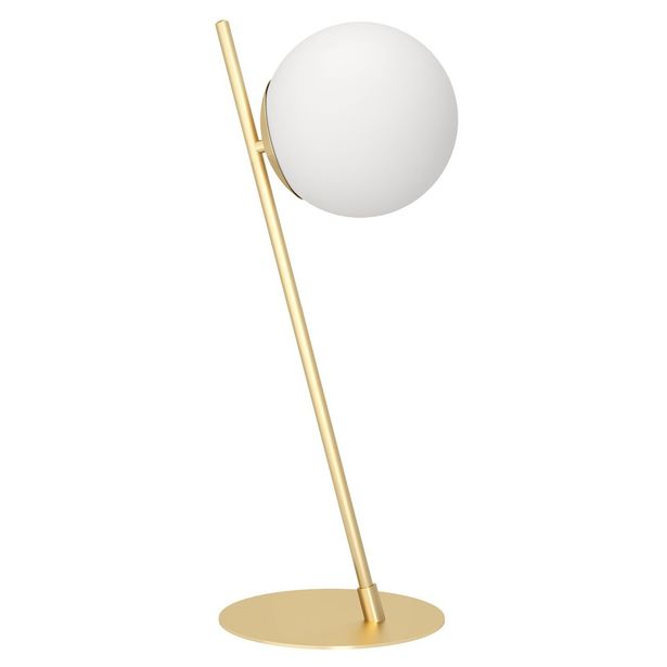 Pöytävalaisin Eglo Rondo 4, 56.5cm, E27, 40W, IP20, messinki/valkoinen