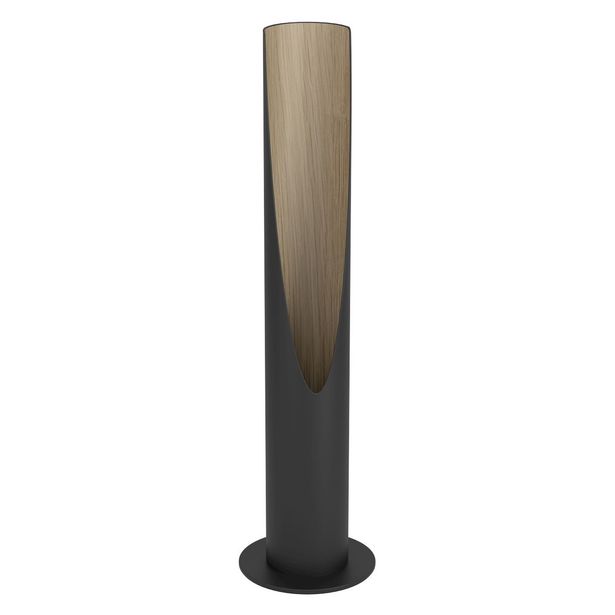 Pöytävalaisin Eglo Barbotto, 39.5cm, GU10, 4.5W, IP20, musta/puu