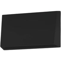 LED-ulkoseinävalaisin Eglo Spongano 20x12cm, 9.5W, musta