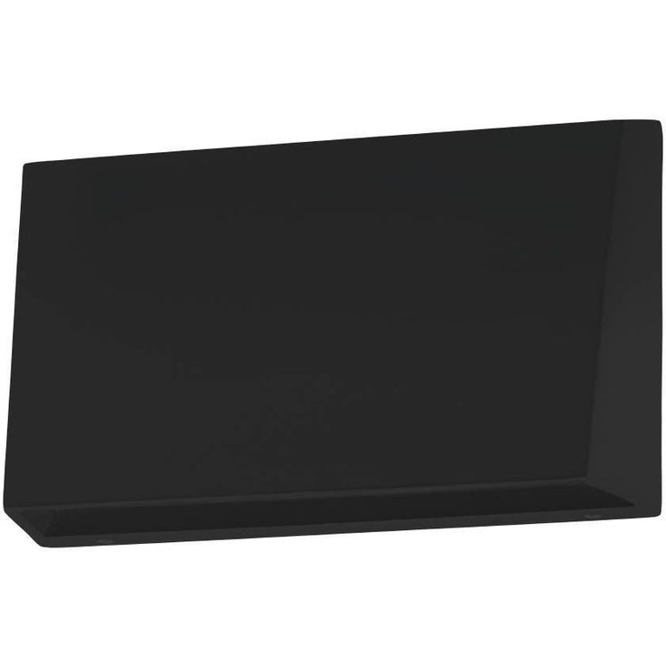 LED-ulkoseinävalaisin Eglo Spongano 20x12cm, 9.5W, musta