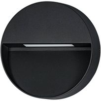 LED-ulkoseinävalaisin Eglo Maruggio, Ø15cm, musta