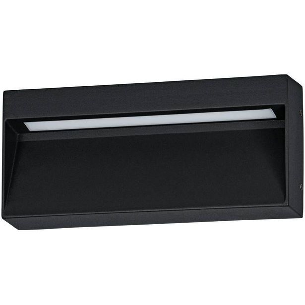 LED-ulkoseinävalaisin Eglo Maruggio, 20x9cm, musta