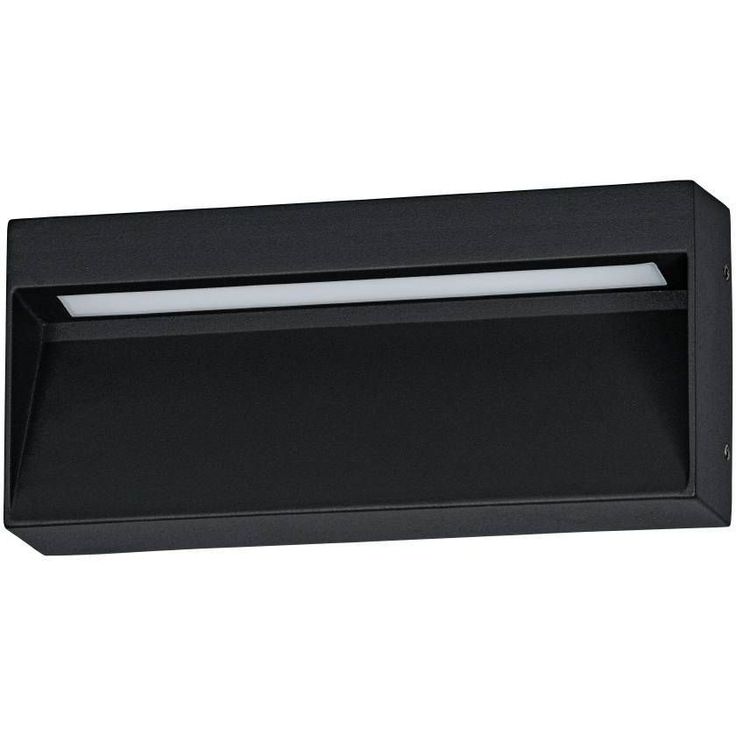 LED-ulkoseinävalaisin Eglo Maruggio, 20x9cm, musta