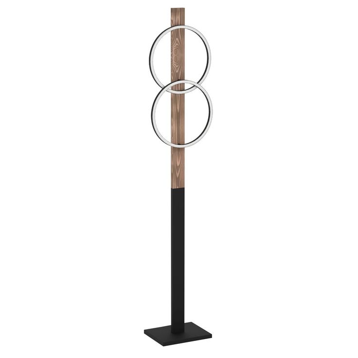 Lattiavalaisin Eglo Boyal, 150cm, 2xLED 12W, IP20, musta/puu