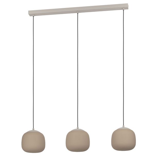 Riippuvalaisin Eglo Cominio, 88.5cm, 3xE27, 40W, IP20, hiekka