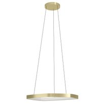 Riippuvalaisin Eglo Vallerosa, Ø58cm, LED, 25.2W, IP20, messinki/valkoinen
