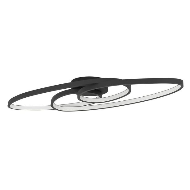 Kattovalaisin Eglo Gianella, LED, 38W, IP20, musta/valkoinen