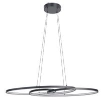 Riippuvalaisin Eglo Gianella, LED, 38W, IP20, musta/valkoinen