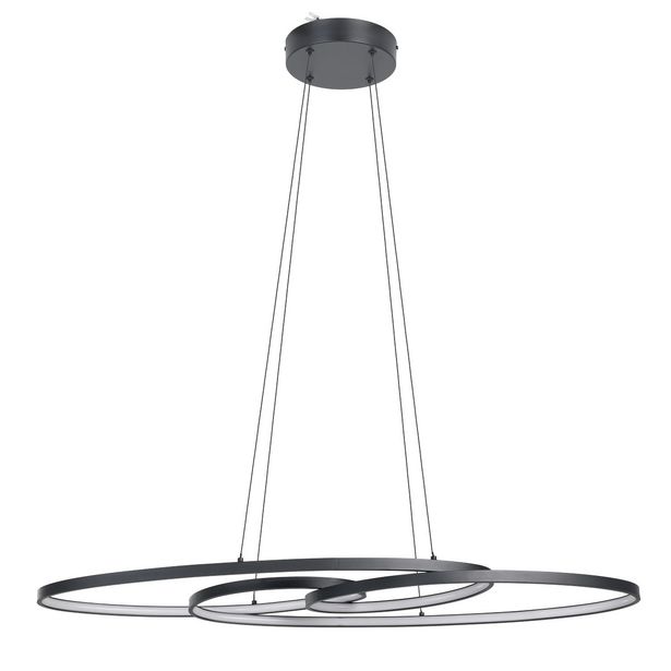 Riippuvalaisin Eglo Gianella, LED, 38W, IP20, musta/valkoinen