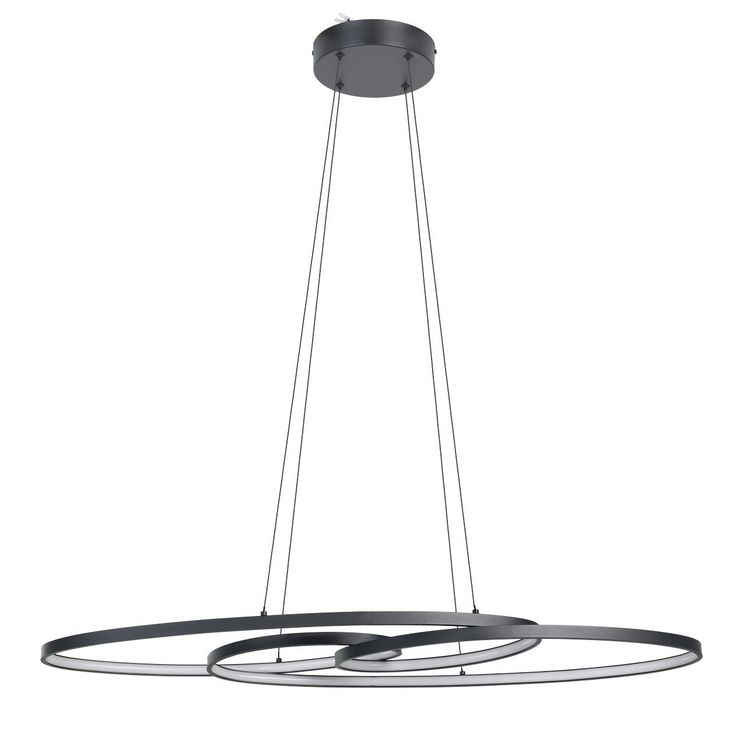 Riippuvalaisin Eglo Gianella, LED, 38W, IP20, musta/valkoinen