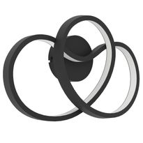 Seinävalaisin Eglo Gianella, LED, 14.5W, IP20, musta/valkoinen