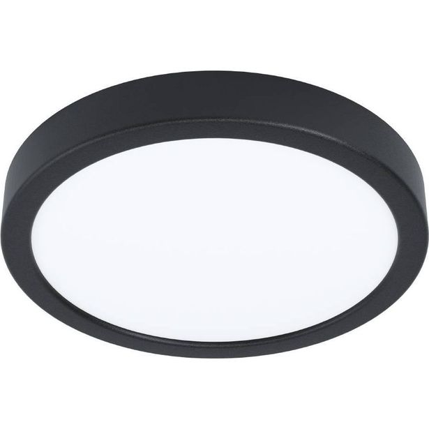 Kattovalaisin Fueva 5 LED 17W 21cm liiketunnistin musta/valkoinen