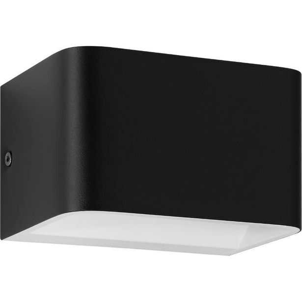 Seinävalaisin Sania 4 LED 6W musta/valkoinen 