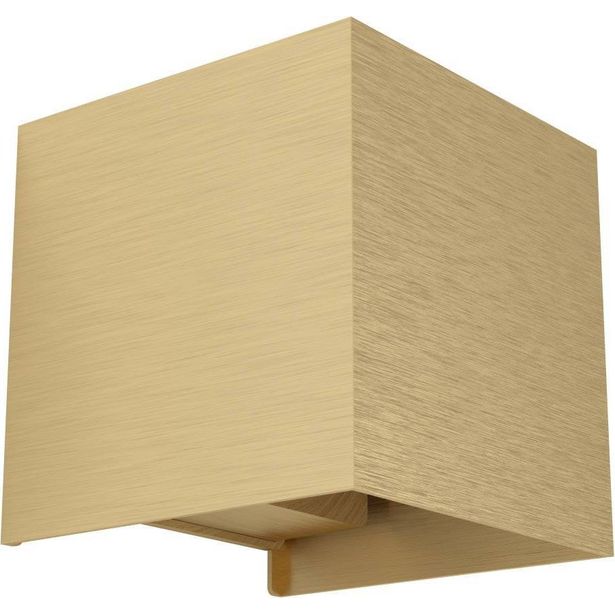 Seinävalaisin Valmontone LED 2x1.5W messinki