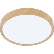 Kylpyhuonekattovalaisin Eglo Musurita LED Ø34cm IP44 puu/valkoinen