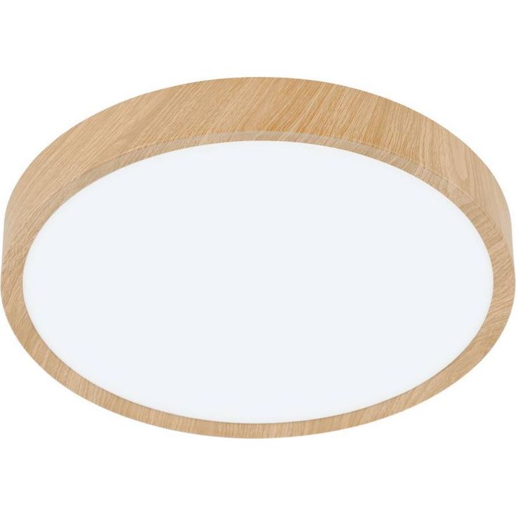 Kylpyhuonekattovalaisin Musurita LED 14.6W 34cm puu/valkoinen