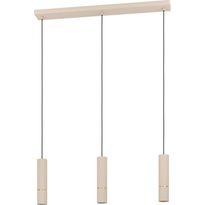 Riippuvalaisin Eglo Caminia 3-osainen hiekka/messinki