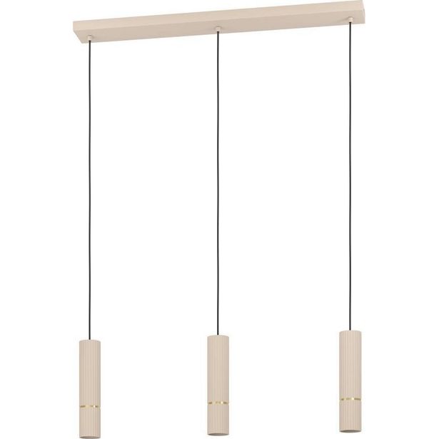 Riippuvalaisin 3-os. Caminia GU10 3x4.7W hiekka/messinki