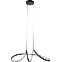 Riippuvalaisin Eglo Calarossa-z LED RGB CCT musta/valkoinen