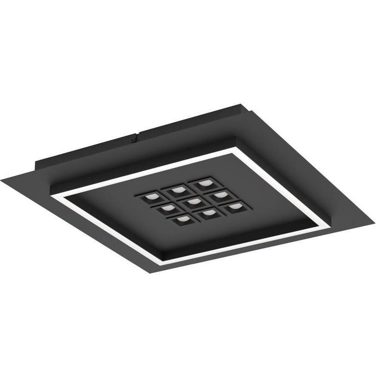 Kattovalaisin Balazote LED 20.5W;9x0.9W CCT 36x36cm musta