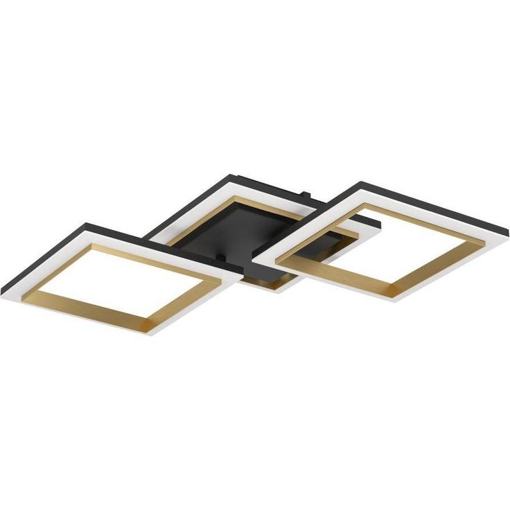 Kattovalaisin Calliera LED 20W 59.5x31cm musta/messinki