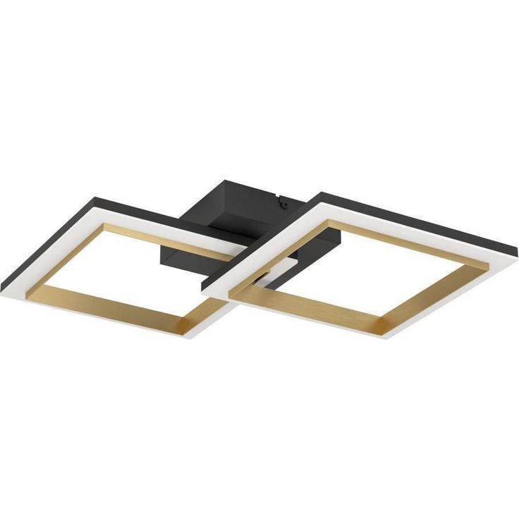 Kattovalaisin Calliera LED 18.4W 52.5x31cm musta/messinki